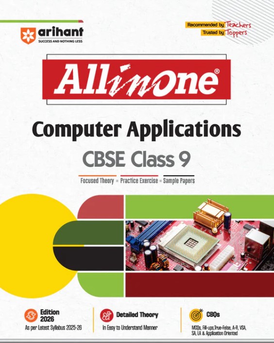 CBSE All in One Computer Applications Class 9 Exam 2025-26 